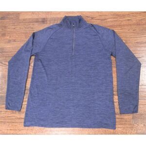 Lululemon Athletica Blue Quarter Zip Jacket Men's Size Large